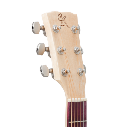 Kremona M10GG Steel String Acoustic Guitar with Solid Spruce Top and Premium Case — view 5