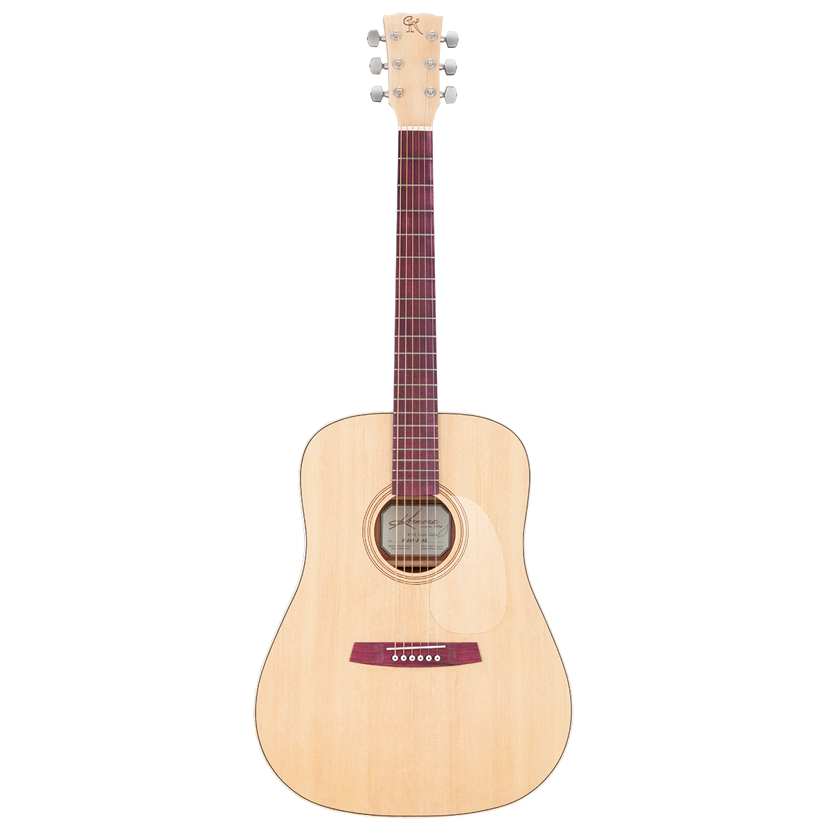 Kremona M10GG Steel String Acoustic Guitar with Solid Spruce Top and Premium Case