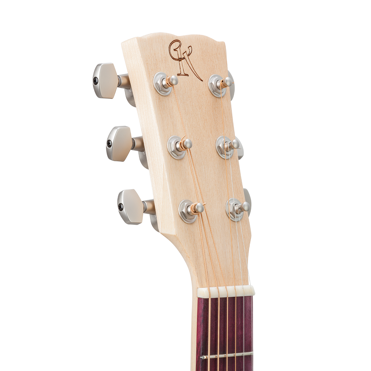 Kremona M10GG Steel String Acoustic Guitar with Solid Spruce Top and Premium Case — view 4