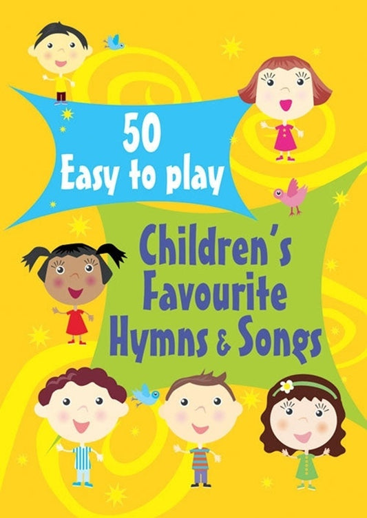 50 Easy To Play Childrens Favourite Hymns & Songs Softcover Book (Piano)