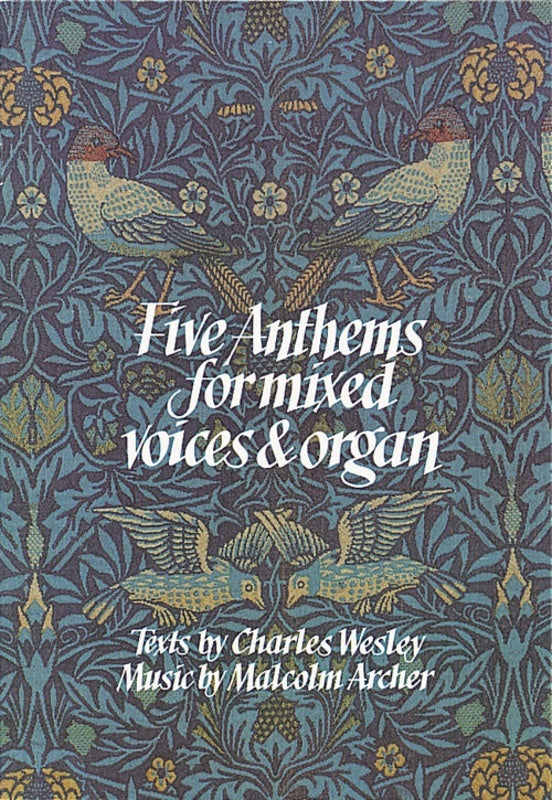 5 Wesley Anthems For Mixed Voices/Organ Softcover Book