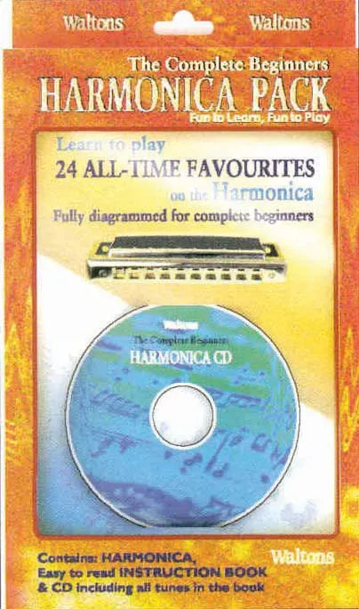 Waltons C Harmonica Pack with Instruction Book and CD - Model WM1532