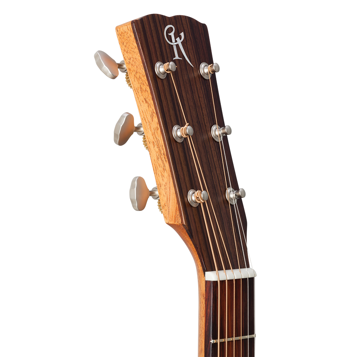 Kremona M15E Steel String Acoustic Guitar with LR Baggs Preamp and Case, Solid Spruce Top, Mahogany Body, Natural Satin Finish — view 4