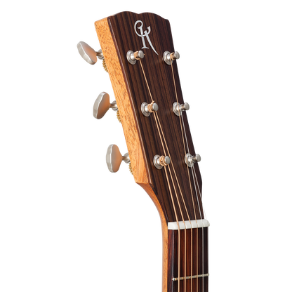 Kremona M15E Steel String Acoustic Guitar with LR Baggs Preamp and Case, Solid Spruce Top, Mahogany Body, Natural Satin Finish — view 4