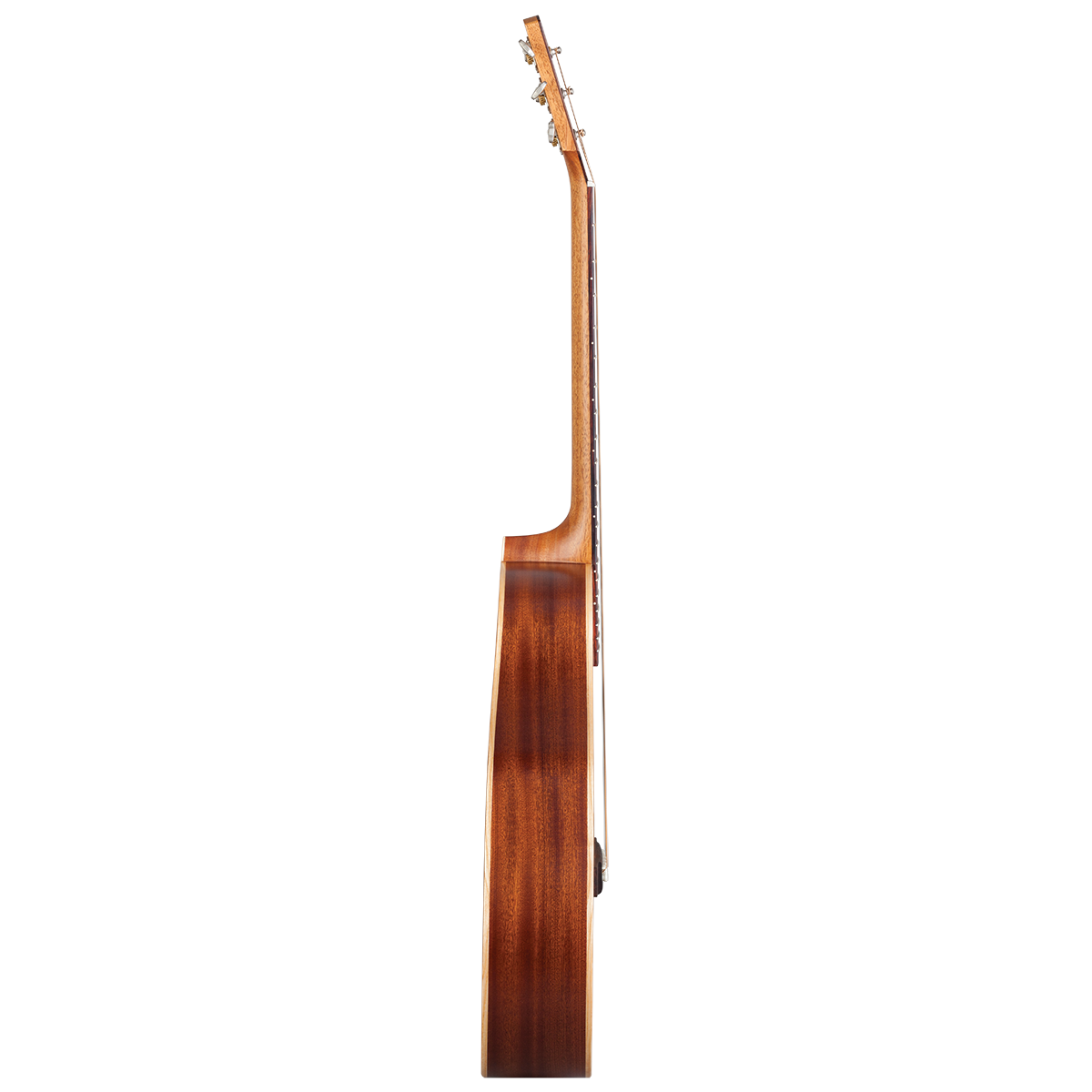 Kremona M15E Steel String Acoustic Guitar with LR Baggs Preamp and Case, Solid Spruce Top, Mahogany Body, Natural Satin Finish — view 2