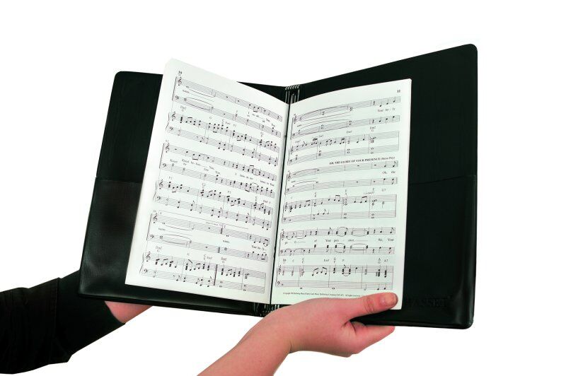 Choral Folder 9 X 12 with Elastic Handstrap by Manhasset