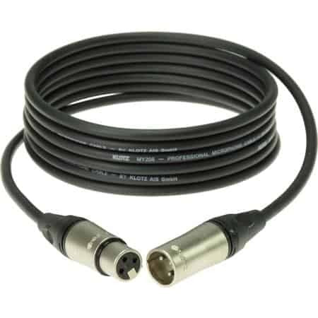 Klotz M1K1FM0100 Microphone Cable Black 1m — view 2