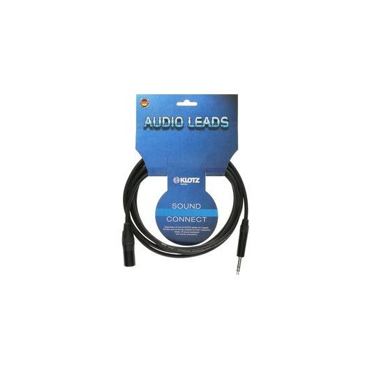 Klotz M1MS1B0100 Black Adapter Cable 1m, XLR male / Jack Neutrik — view 3