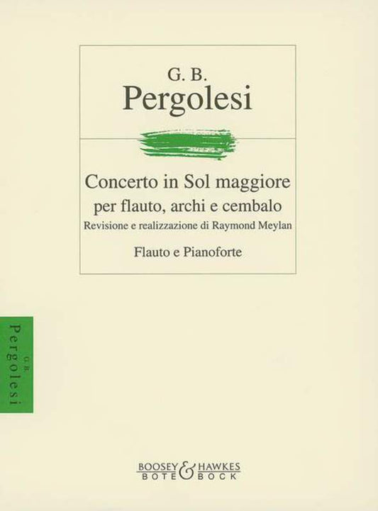Concrt In Sol Maggiore Flute Book