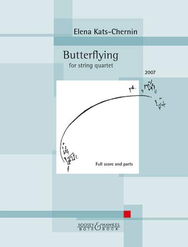 Kats-Chernin - Butterflying For String Quartet Sc/Pts (Bote & Bock)