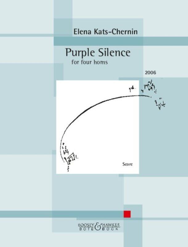 Kats-Chernin - Purple Silence for 4 Horns Score, 24 Pages