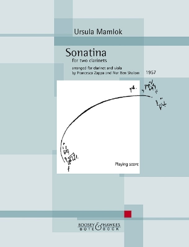 Mamlok - Sonatina For Clarinet/Viola