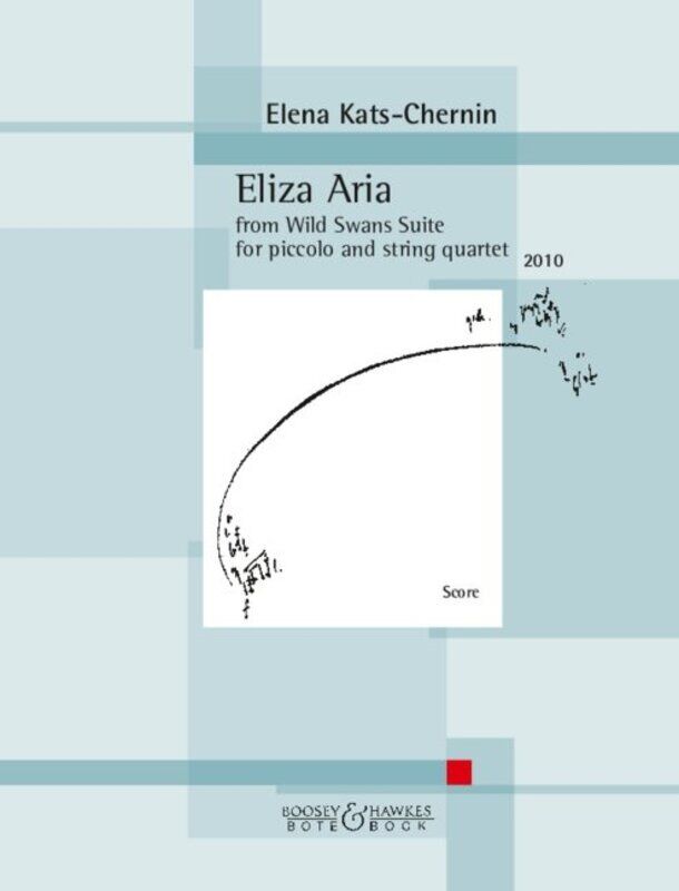 Kats-Chernin - Eliza Aria for Piccolo/String Quartet Score