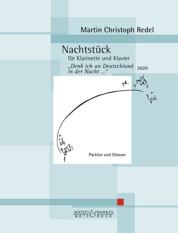 Redel - Night Piece Op 96 For Clarinet In A/Piano Softcover Book (A Clarinet)