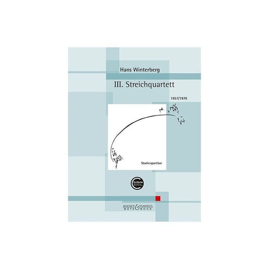 Winterberg - 3rd String Quartet Study Score for Cello and Viola, 68 Pages