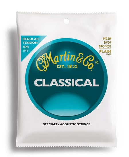 Martin Classical Bronze-Plain End String Set (28-43)