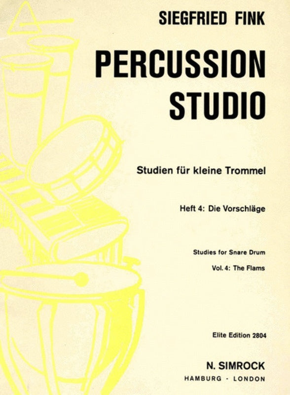 Studies For Snare Drum Vol 4 Book