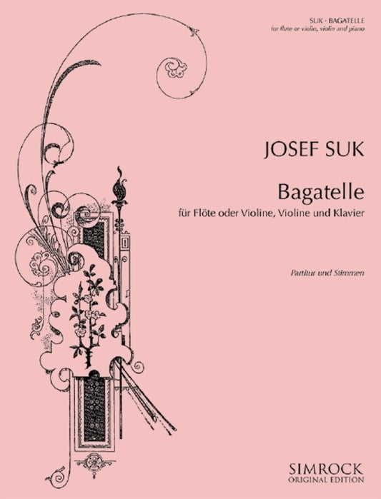 Bagatelle Flute Or Violin Piano Book