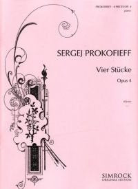 Sergei Prokofiev: 4 Pieces, Op. 4 — Piano (Simrock)