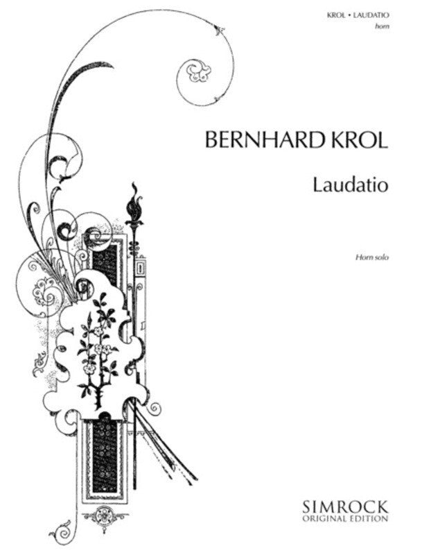 Krol - Laudatio Horn Solo (Softcover Book)