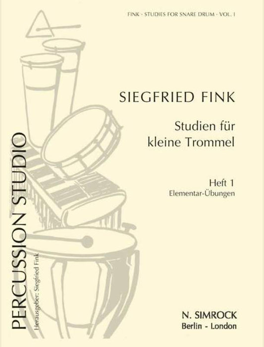 Studies For Snare Drum Vol 1 Book