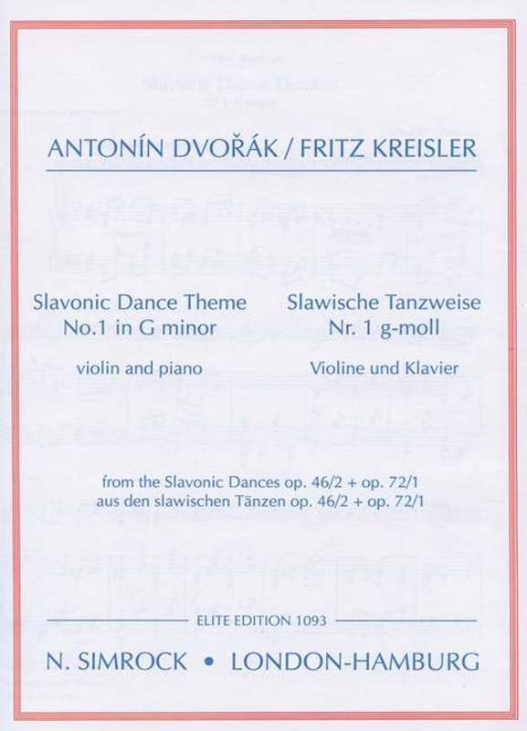 Slavonic Dnc 1 Violin Book