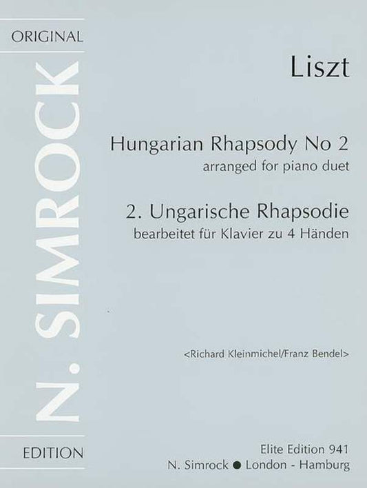 Hungarian Rhapsody 2 2 Piano 4 Hand Book