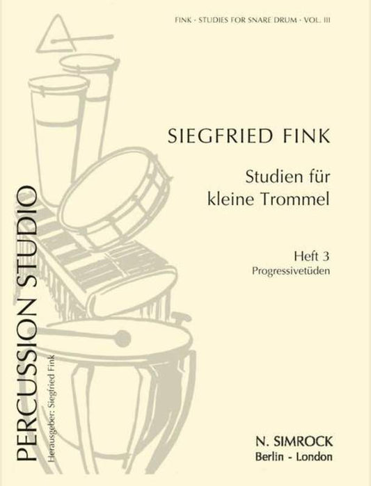 Studies For Snare Drum Vol 3 Book