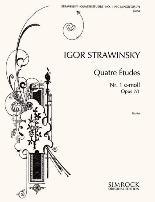 Studies Op 7 No 1 Piano Book