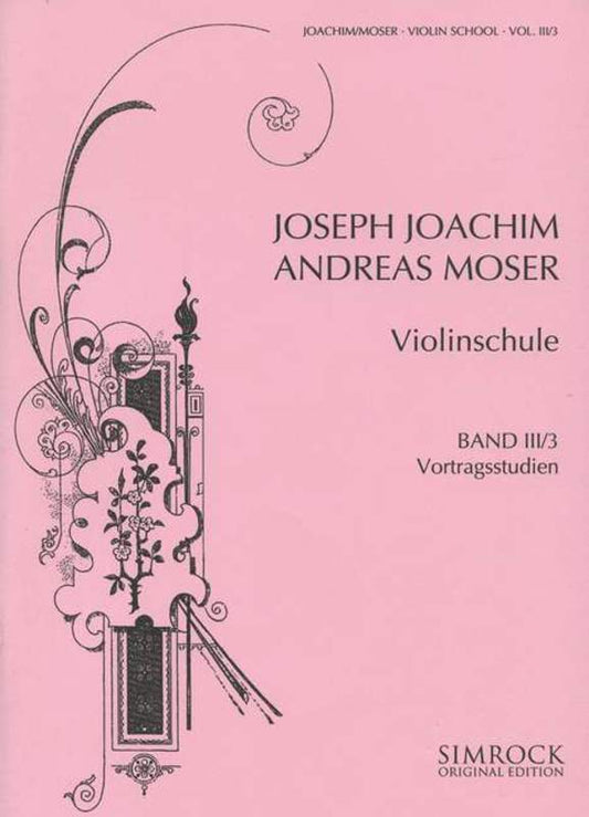 Violin School Part 3 Studies In Interpretation Book