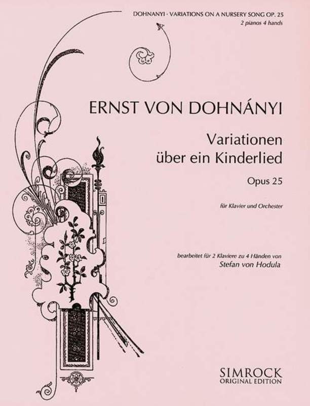 Var Nursery Rhyme Piano Book