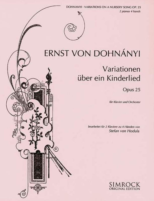 Var Nursery Rhyme Piano Book