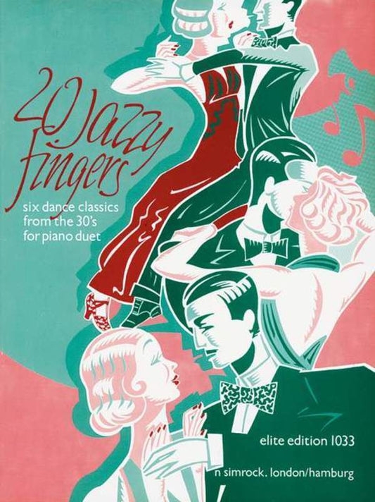 20 Jazzy Fingers Piano Duet Book