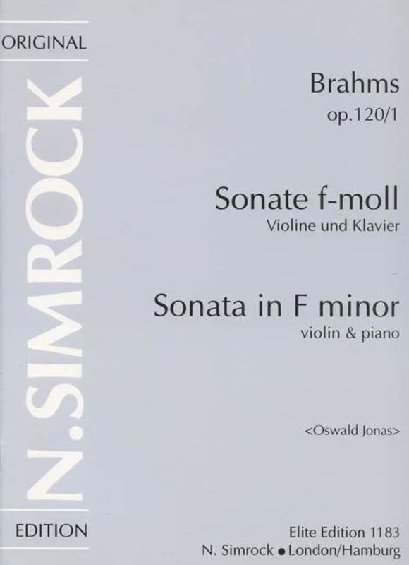 Sonata In F Min Op120#