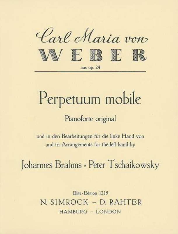 Perpetuum Mobile Piano Book