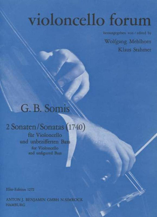 2 Sonatas Cello And Basso Continuo Book
