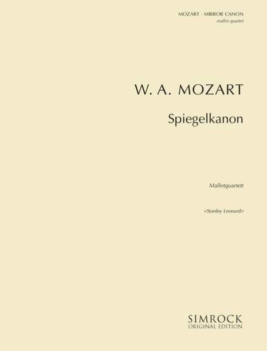 Mirror Canon Mallet Quartet Book