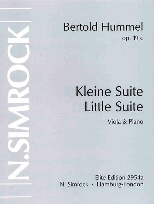 Little Suite Op19C (Vla/Piano) Book