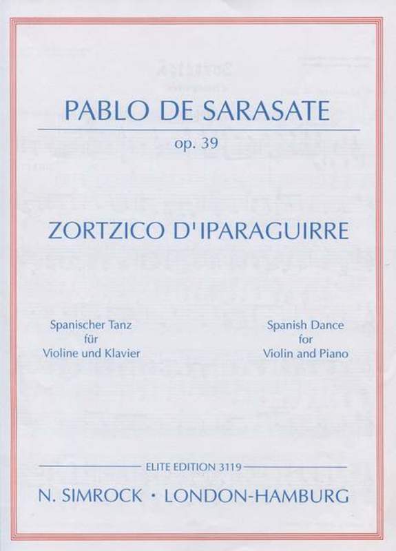 Zortzico Dipar Violin Book