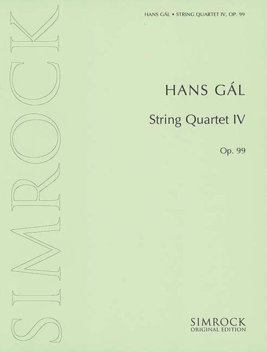 String Quartet #4 Op99 Book