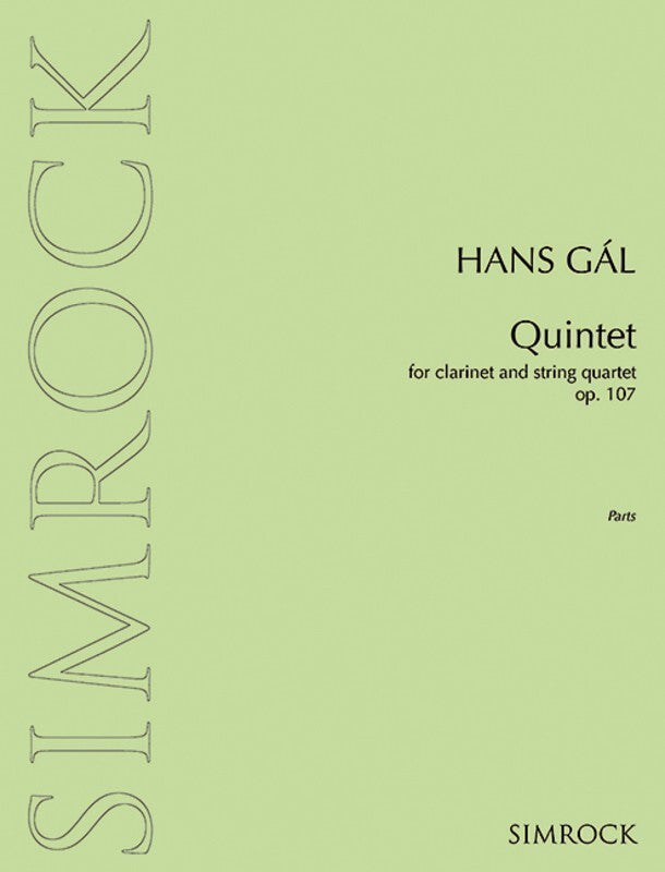 Clarinet Quintet Op107 Book
