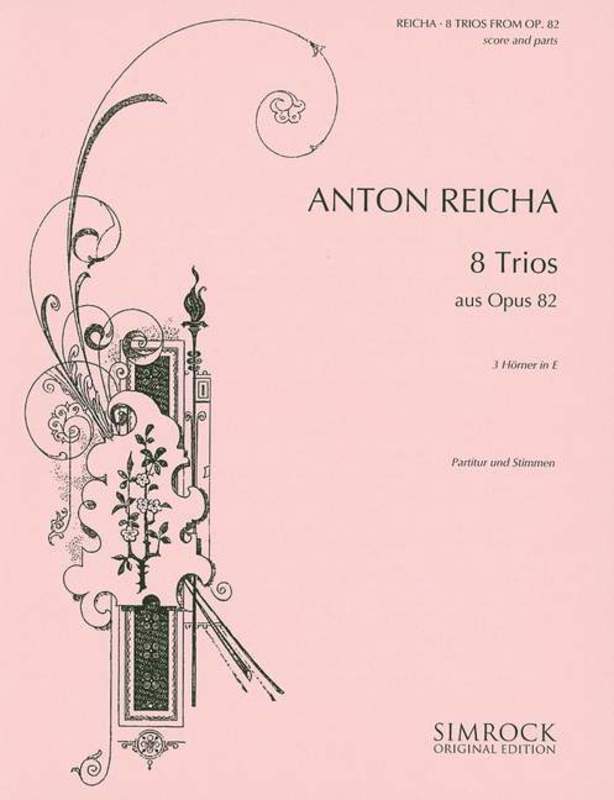 8 Trios Op 82 For 3 Horns Book