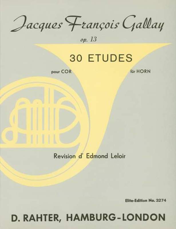 30 Studies Op 13 Horn Solo Book