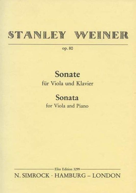 Sonata Op80 Viola Piano Book