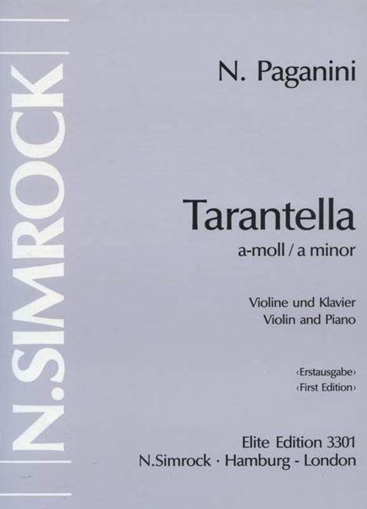 Tarantella In A Min Violin Book