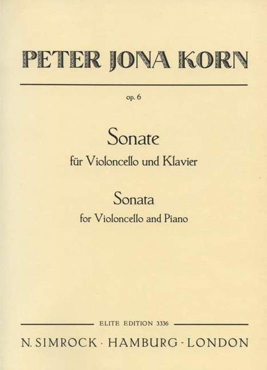 Sonata Op6 Vlc Piano Book