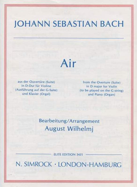 Air On The G String Violin Book