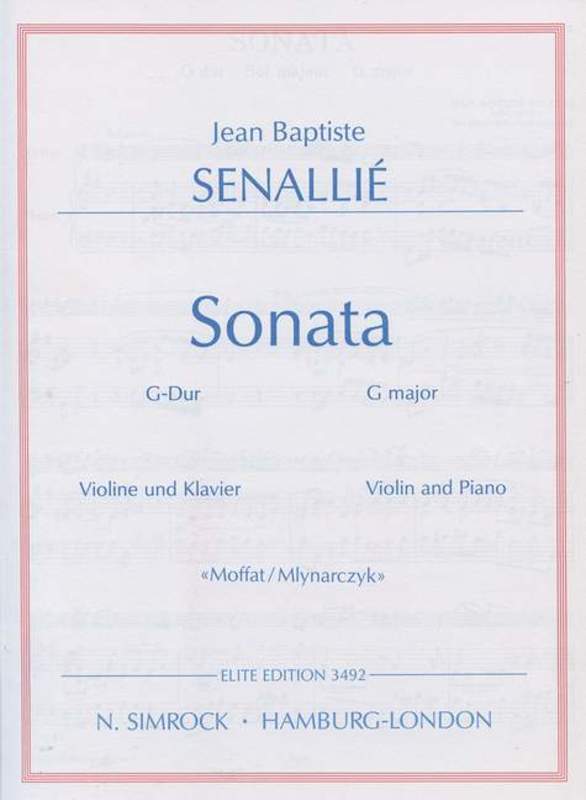 Sonata In G Violin Piano Book