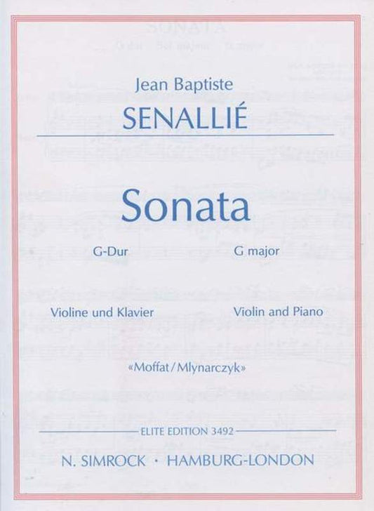 Sonata In G Violin Piano Book