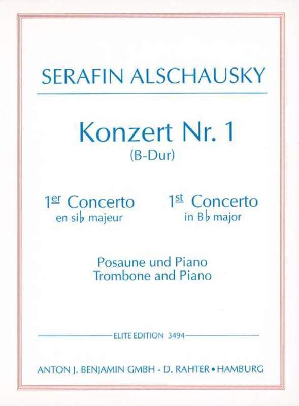 Trombone Concerto No 1 In B Flat Maj W/Piano Reduc Book